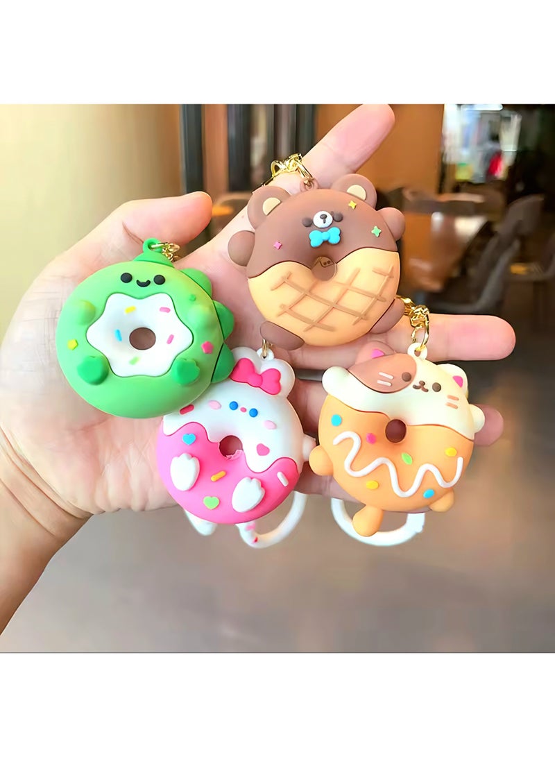 ميدالية رابر شكل دونتس لون بني - Image 4